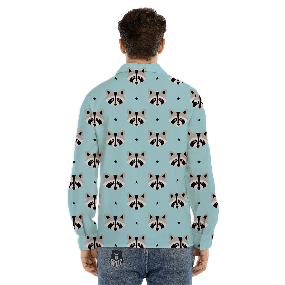 People And Rainbow Face Masks Print Pattern Men's Dress Shirts-grizzshop