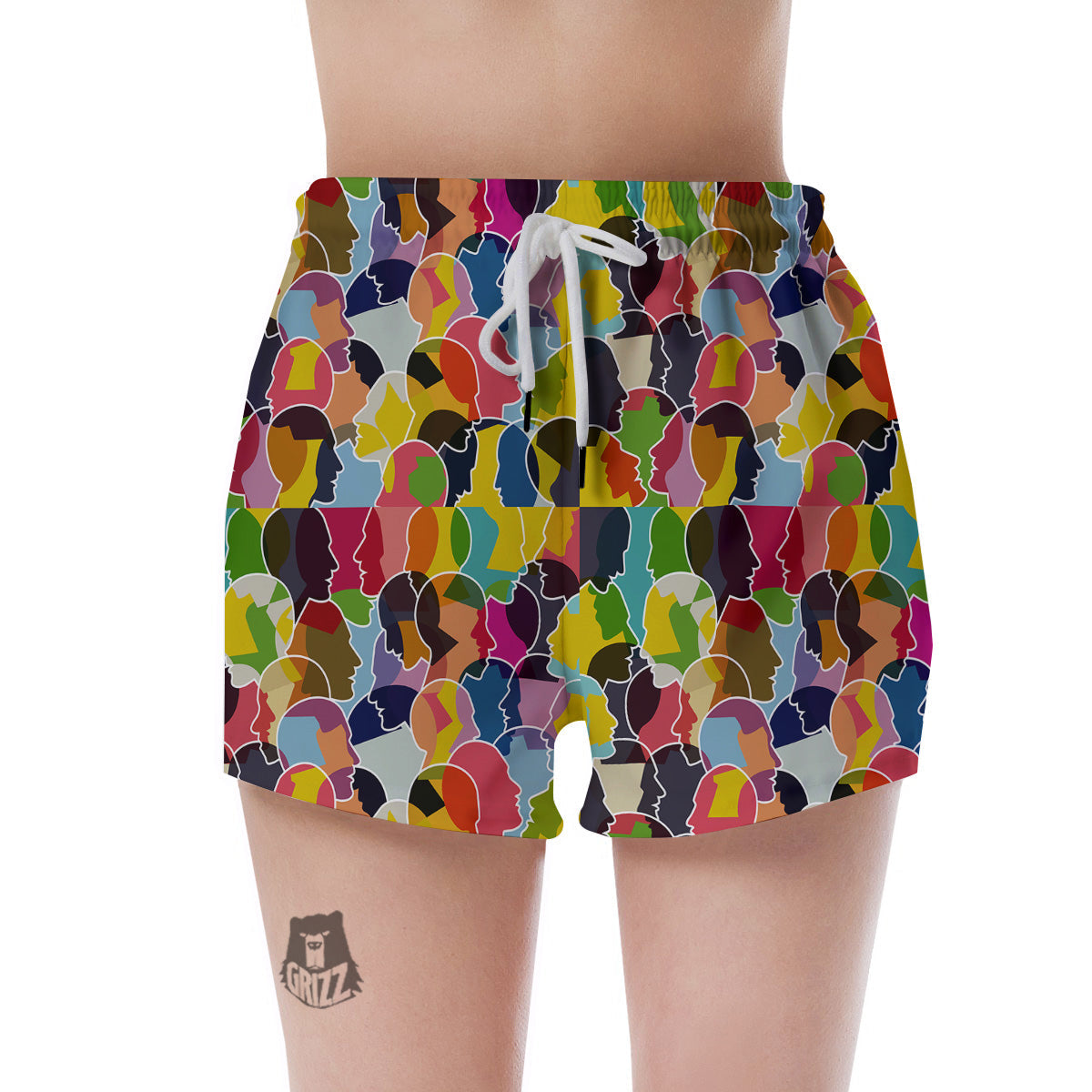 Hippo Print Pattern Women's Shorts
