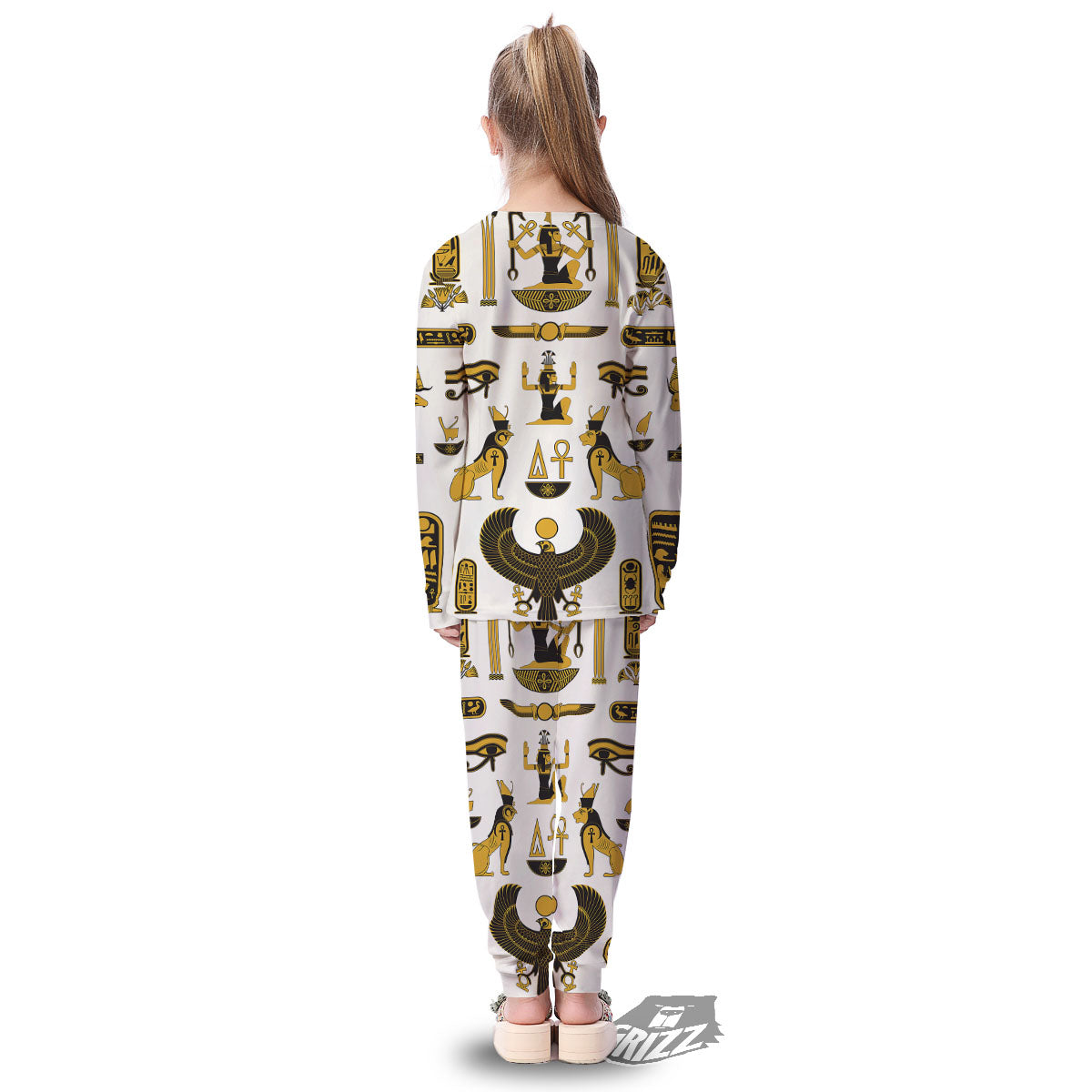 Pharaohs And Gods Egyptian Print Kid's Pajamas-grizzshop