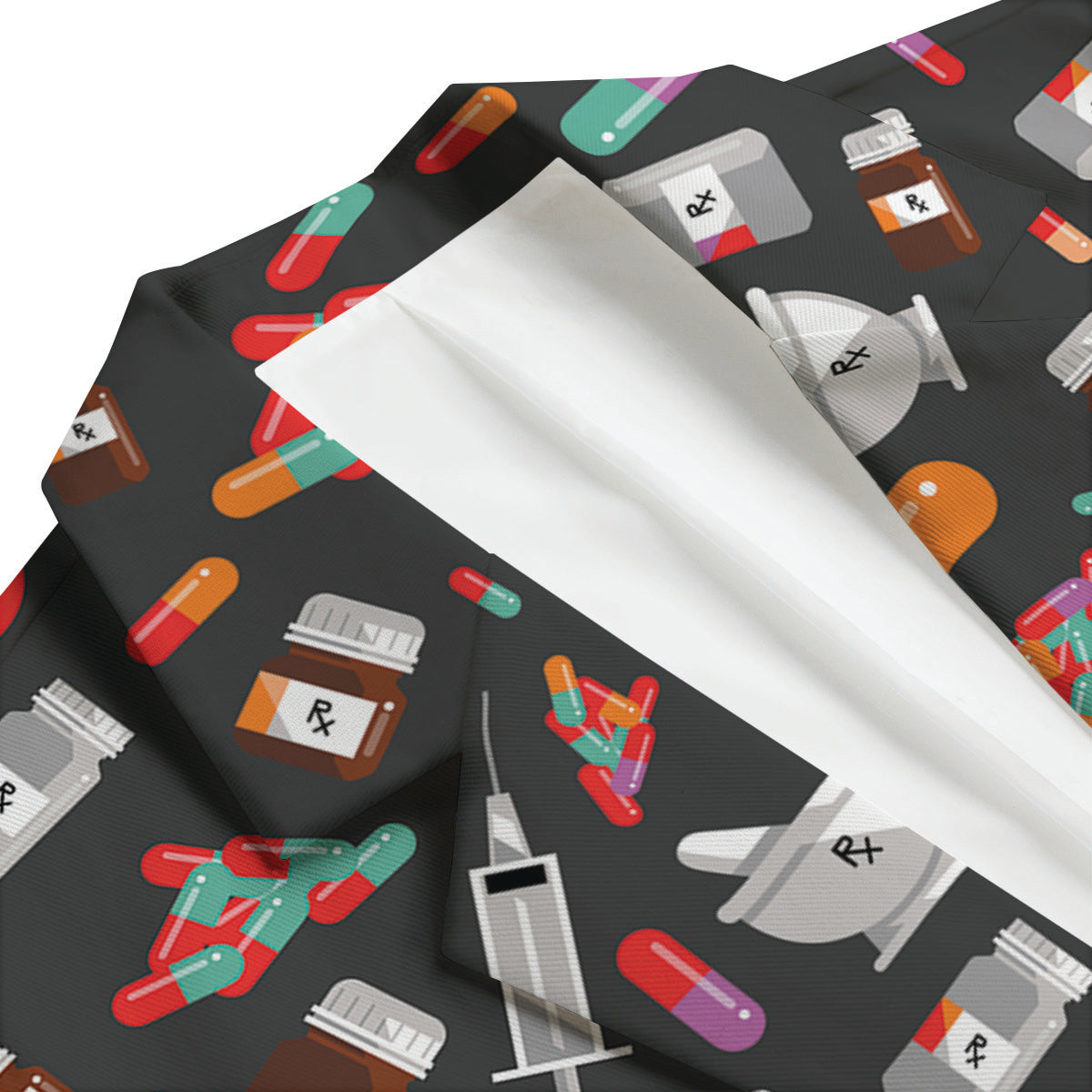 Pharmacist Pattern Men's Blazer-grizzshop