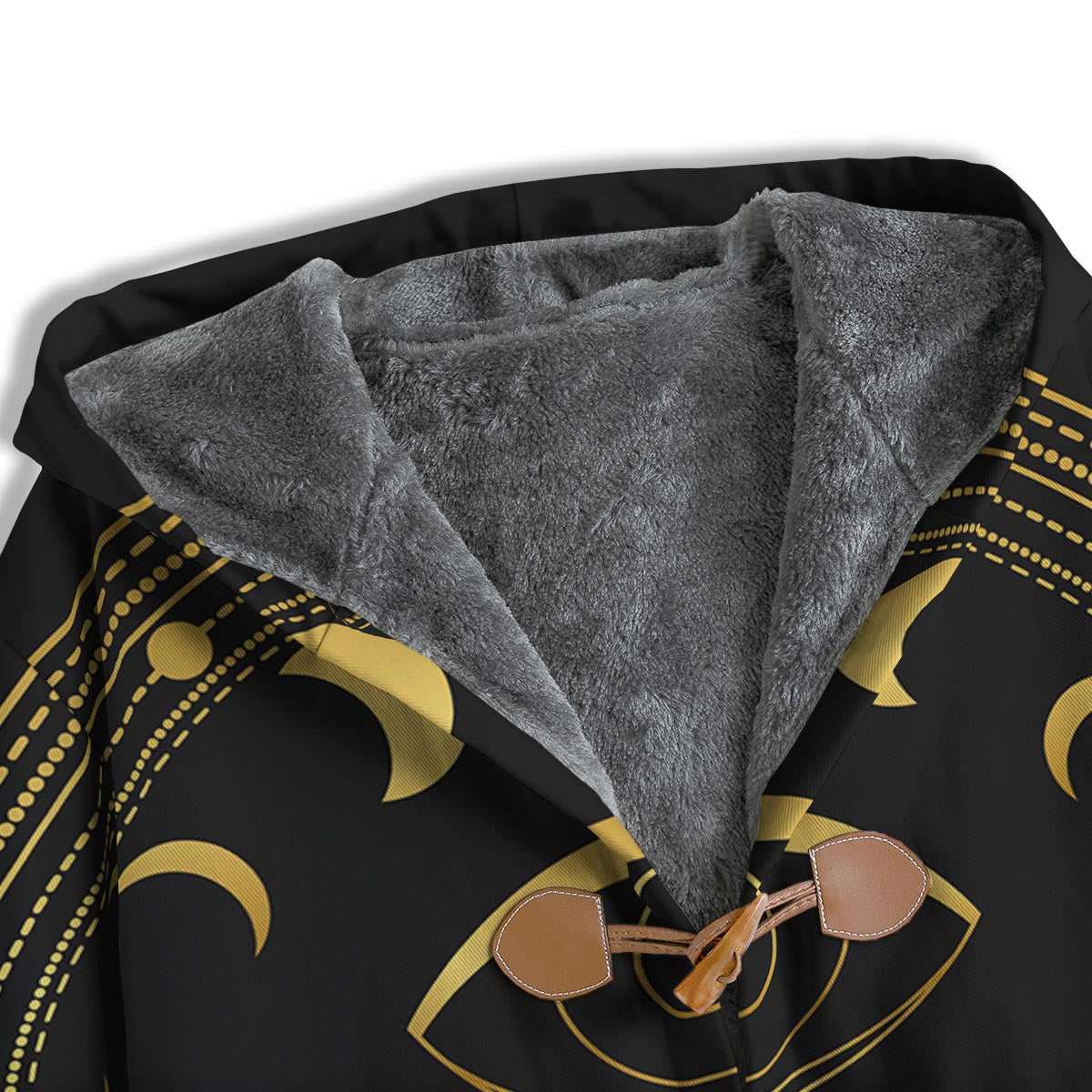 Phase Moon And Sun Print Men's Windbreaker Jacket-grizzshop