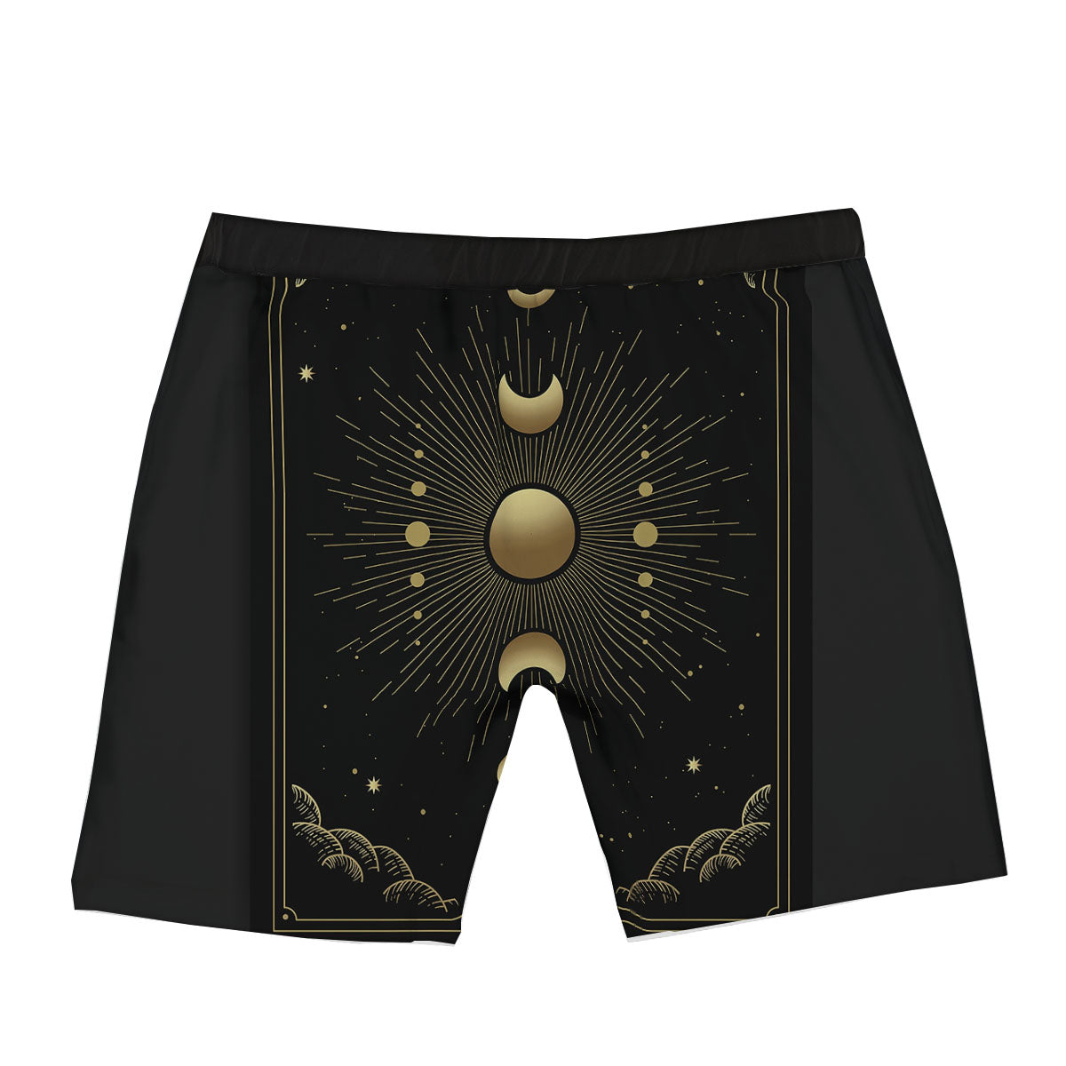 Phases And Eclipse Print Boxer Briefs-grizzshop