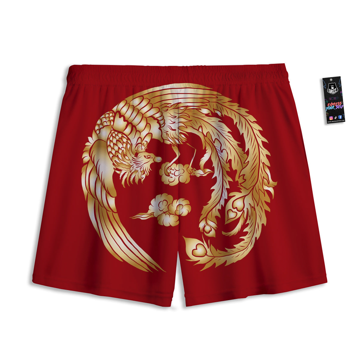 Owl Cute Print Mesh Shorts