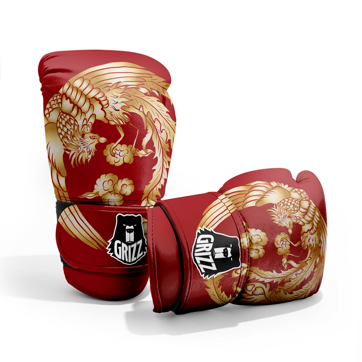 Phoenix Chinese Print Pro Boxing Glove