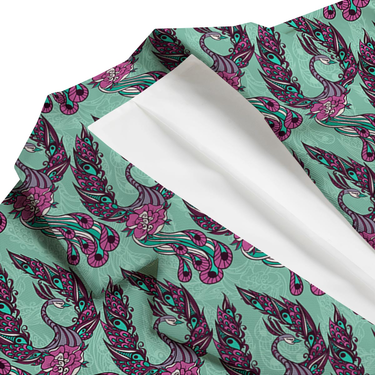 Phoenix Floral Print Pattern Men's Blazer-grizzshop