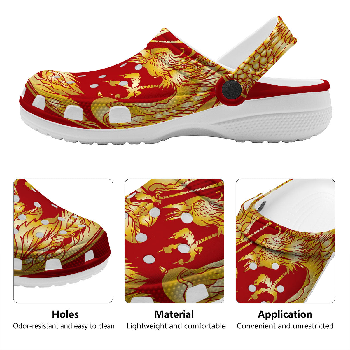 Phoenix Japanese Print Clog-grizzshop