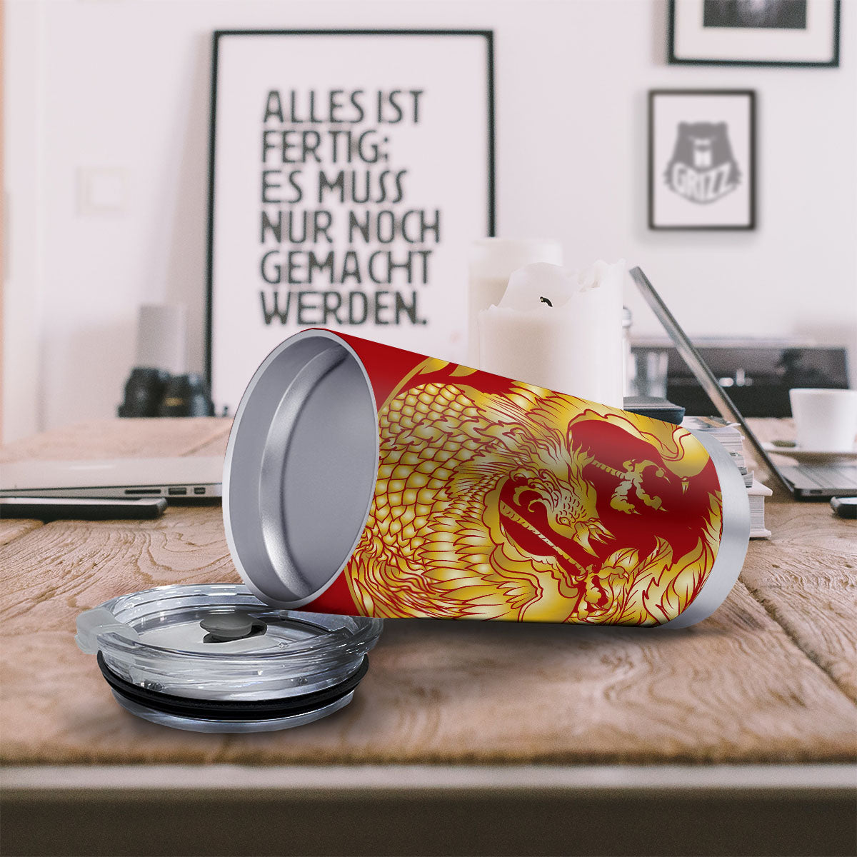 Phoenix Japanese Print Tumbler-grizzshop