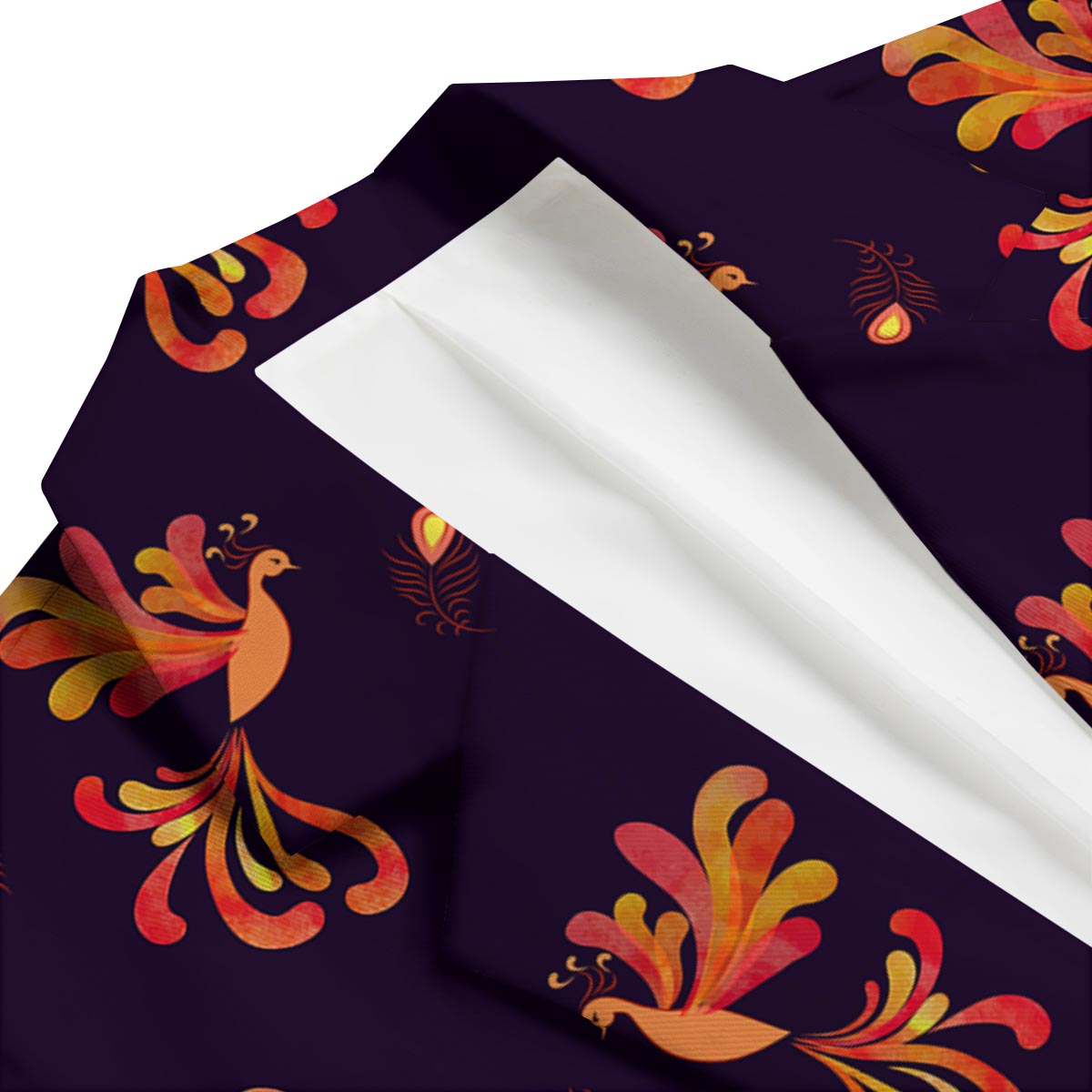 Phoenix Print Pattern Men's Blazer-grizzshop