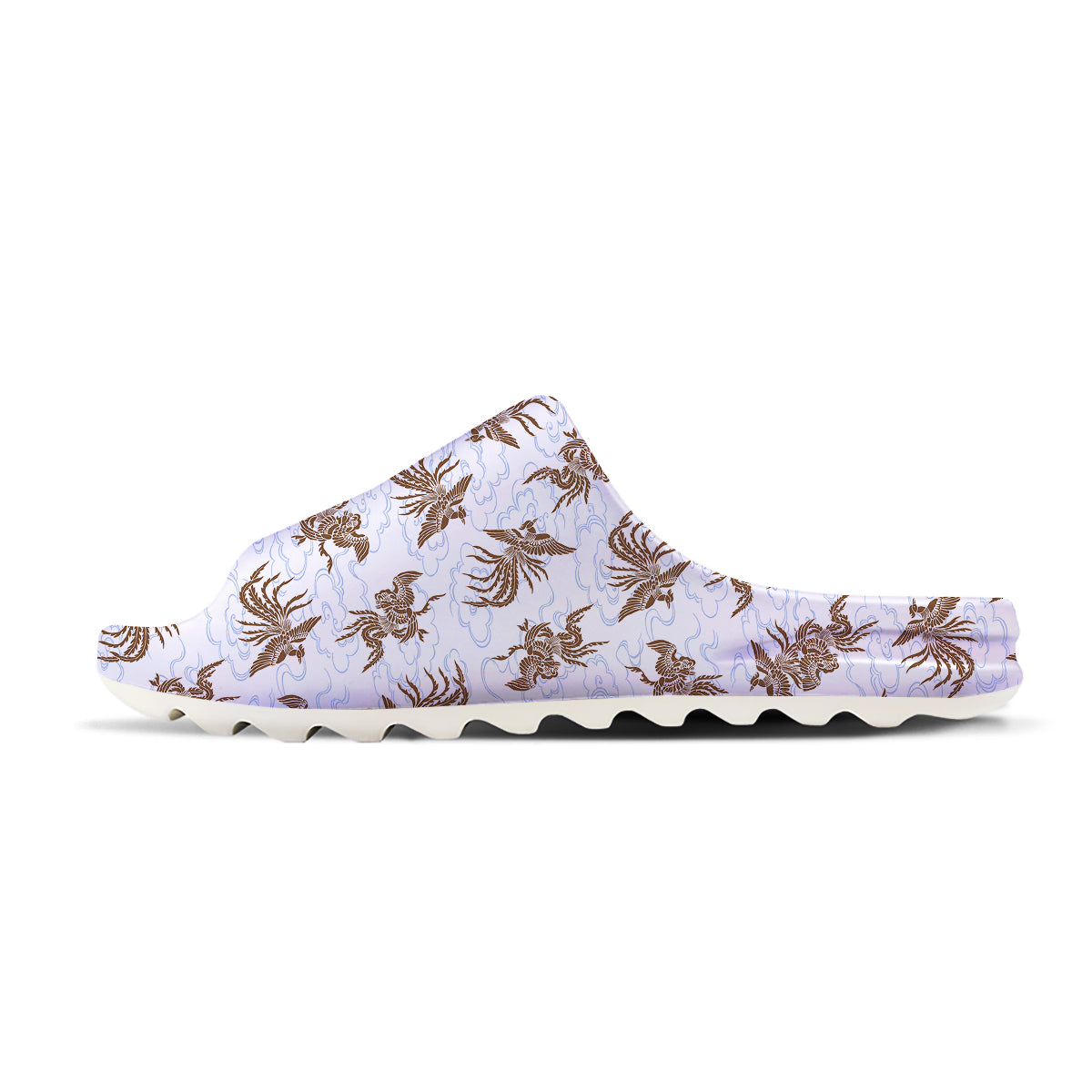 Phoenix Brown Print Pattern Sandals-grizzshop