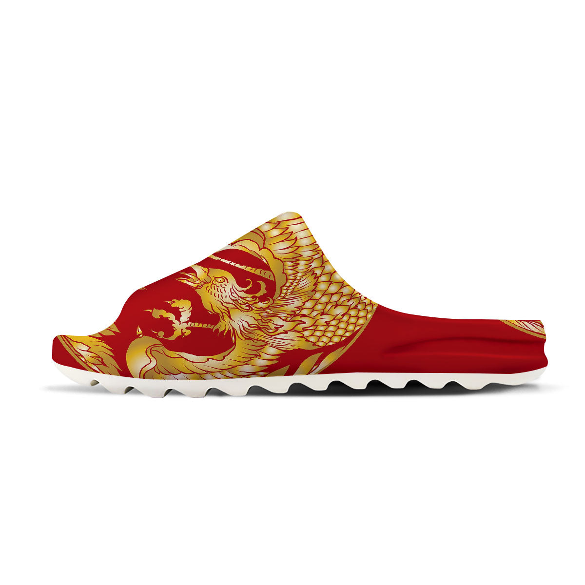 Phoenix Japanese Print Sandals-grizzshop