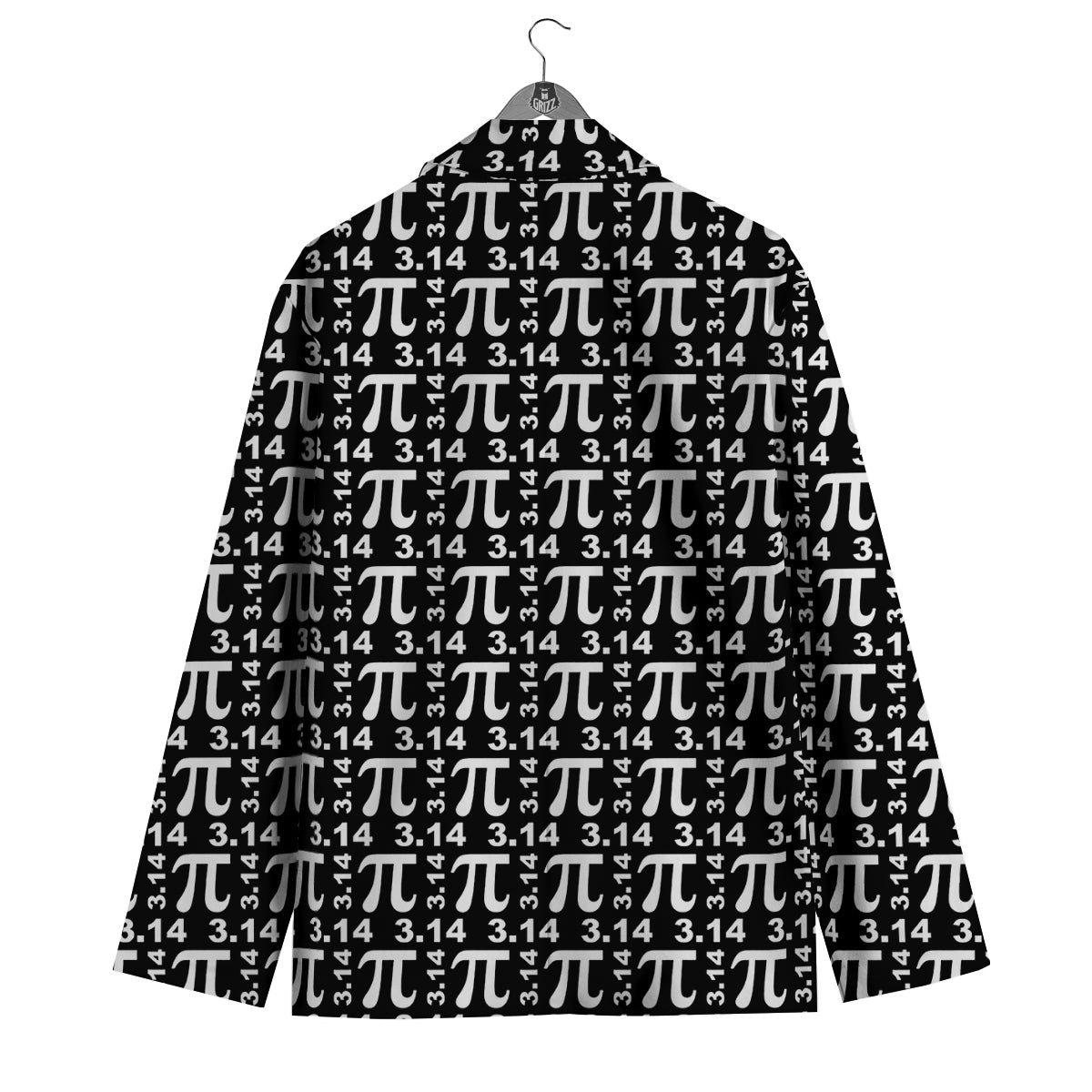 Pi 3.14 Math Print Pattern Men's Blazer-grizzshop