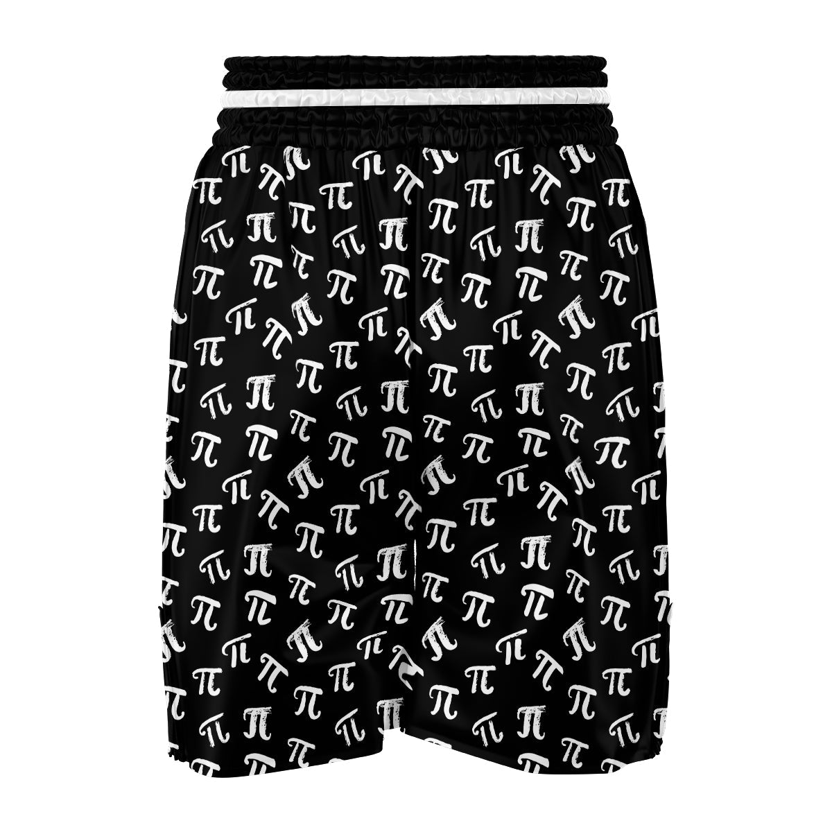 Pi Symbol Math Print Pattern Boxing Shorts-grizzshop