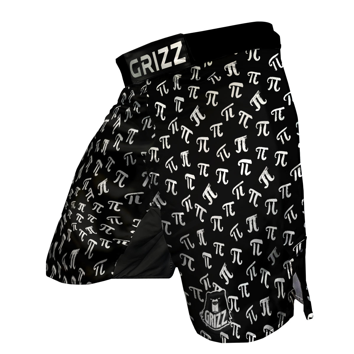 Pi Symbol Math Print Pattern MMA Shorts-grizzshop