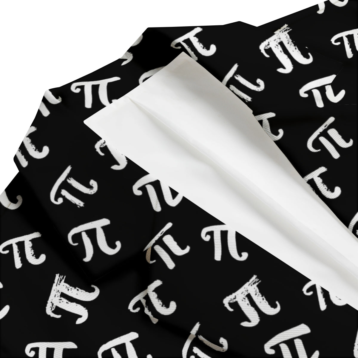 Pi Symbol Math Print Pattern Men's Blazer-grizzshop