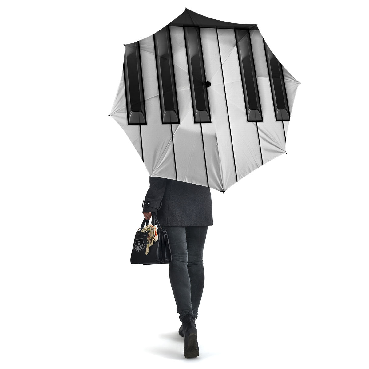 Piano Keyboard Print Umbrella-grizzshop