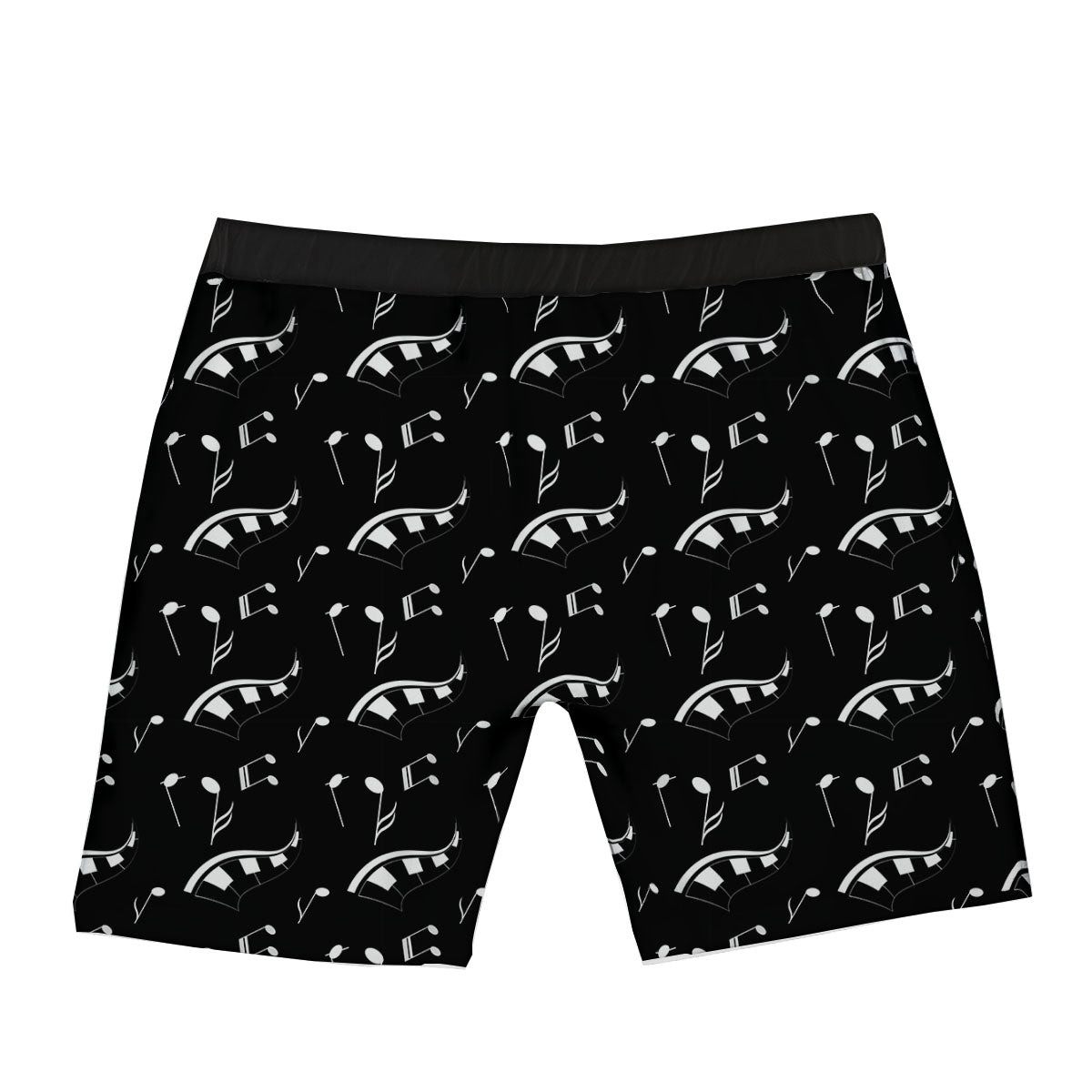 Piano Print Pattern Boxer Briefs-grizzshop