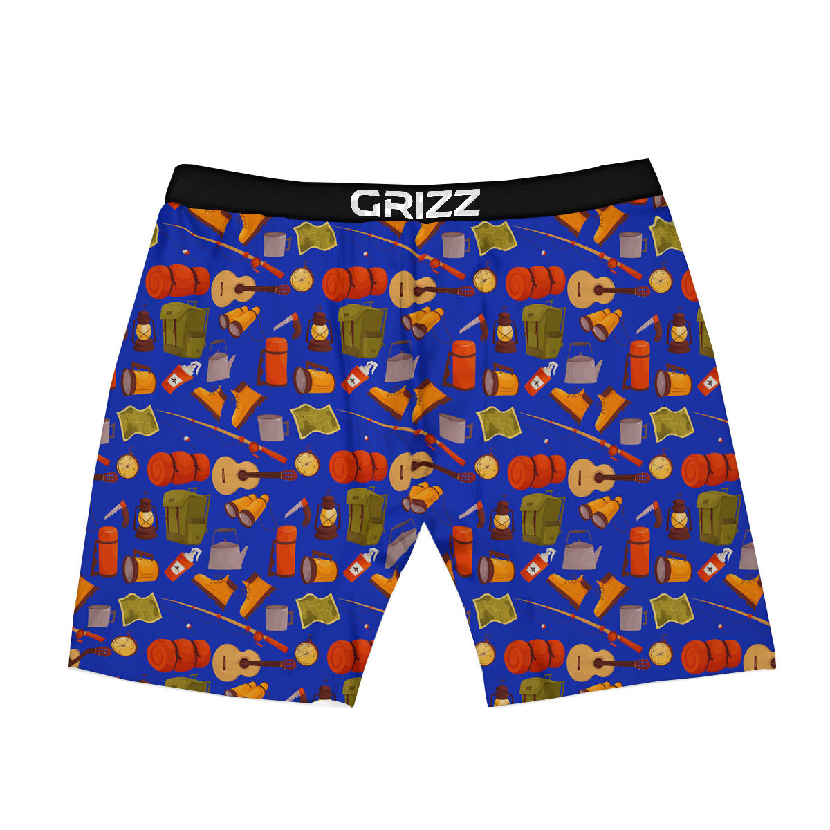 Picnic Camping Print Pattern Boxer Briefs-grizzshop