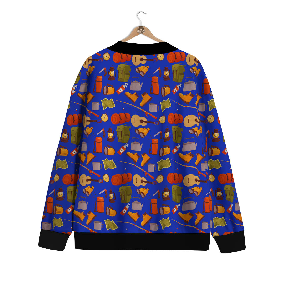 Picnic Camping Print Pattern Cardigan-grizzshop