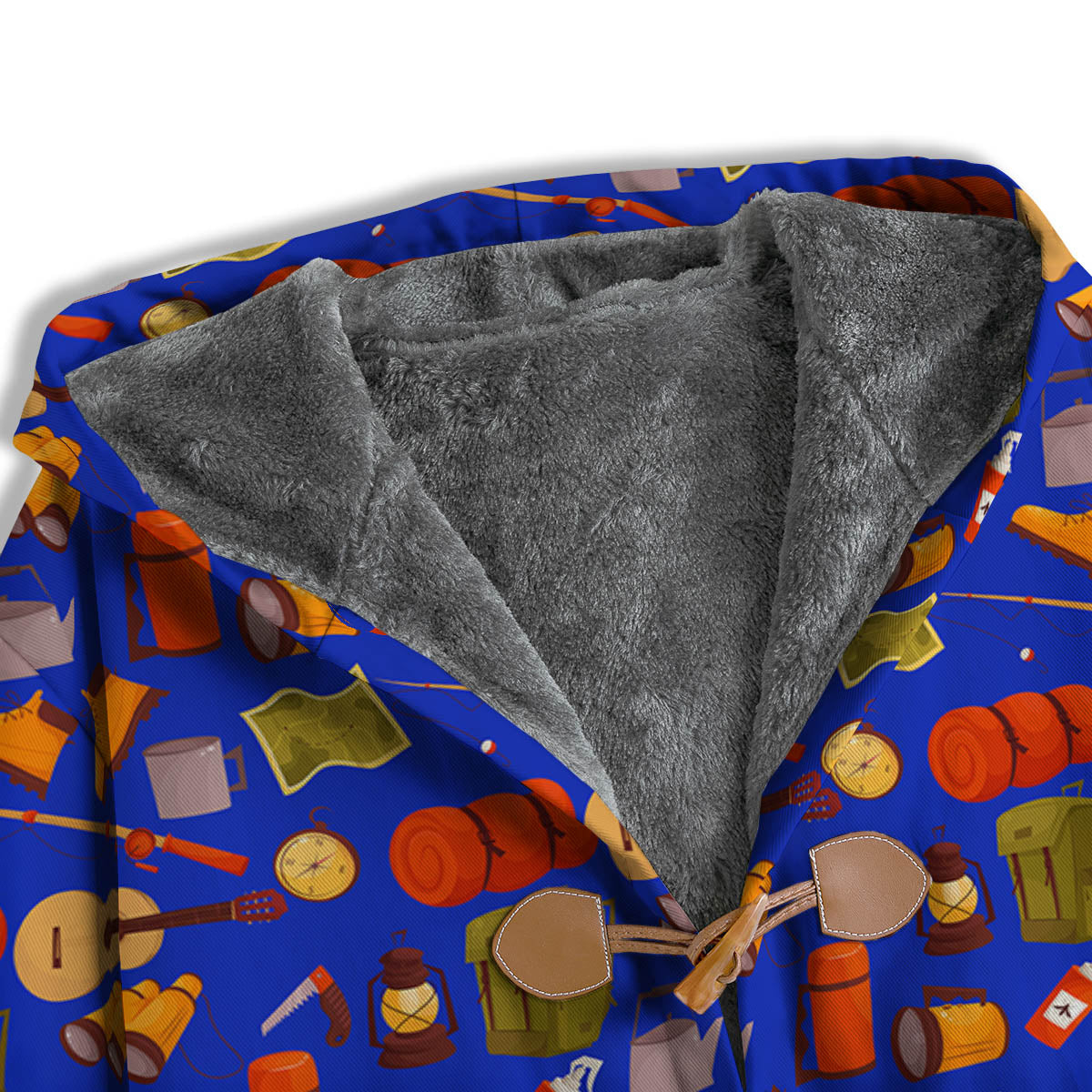 Picnic Camping Print Pattern Men's Windbreaker Jacket-grizzshop
