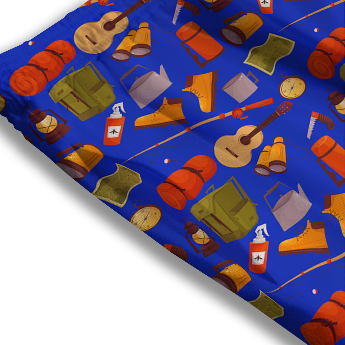 Owl Spiritual Golden Print Mesh Shorts