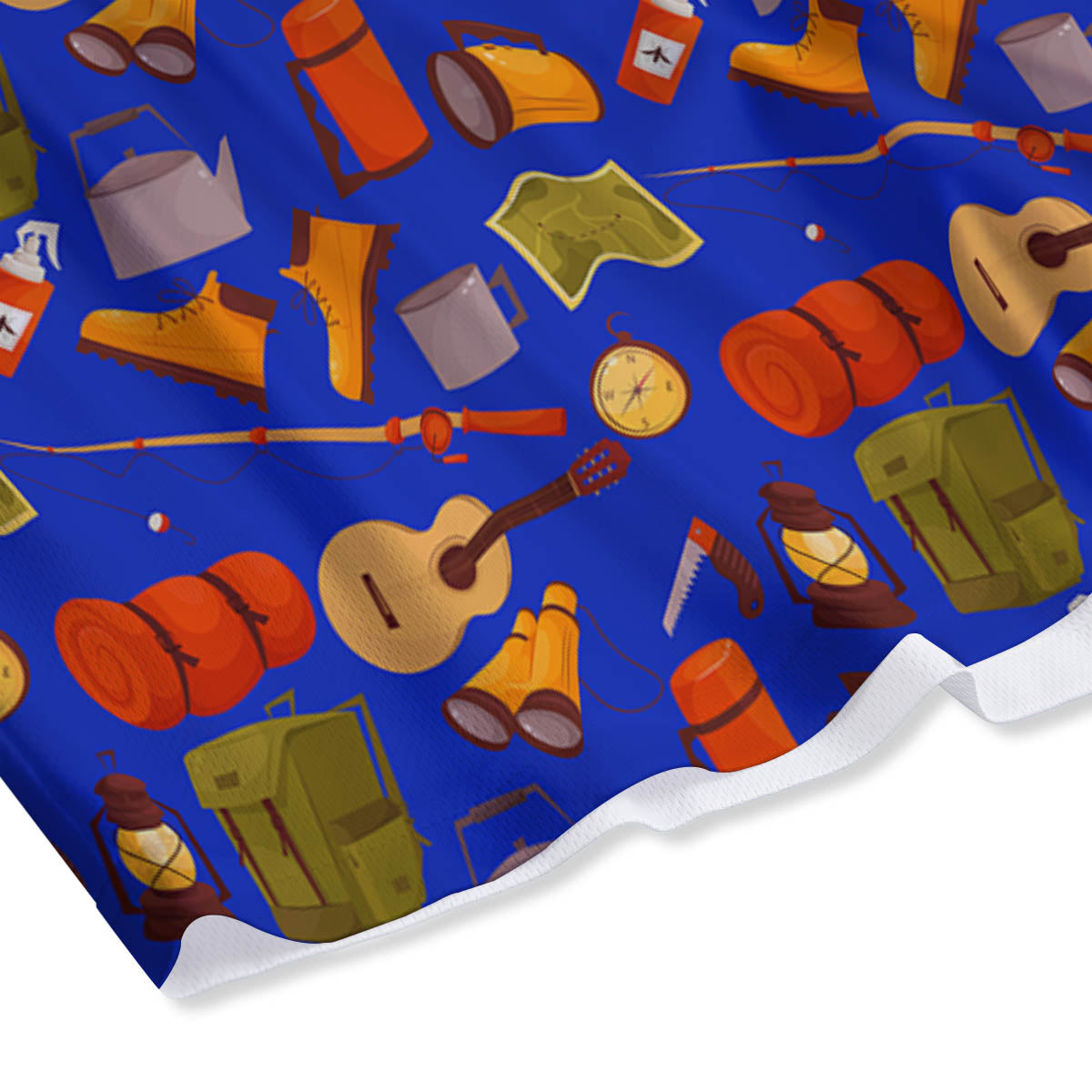 Owl Spiritual Golden Print Mesh Shorts