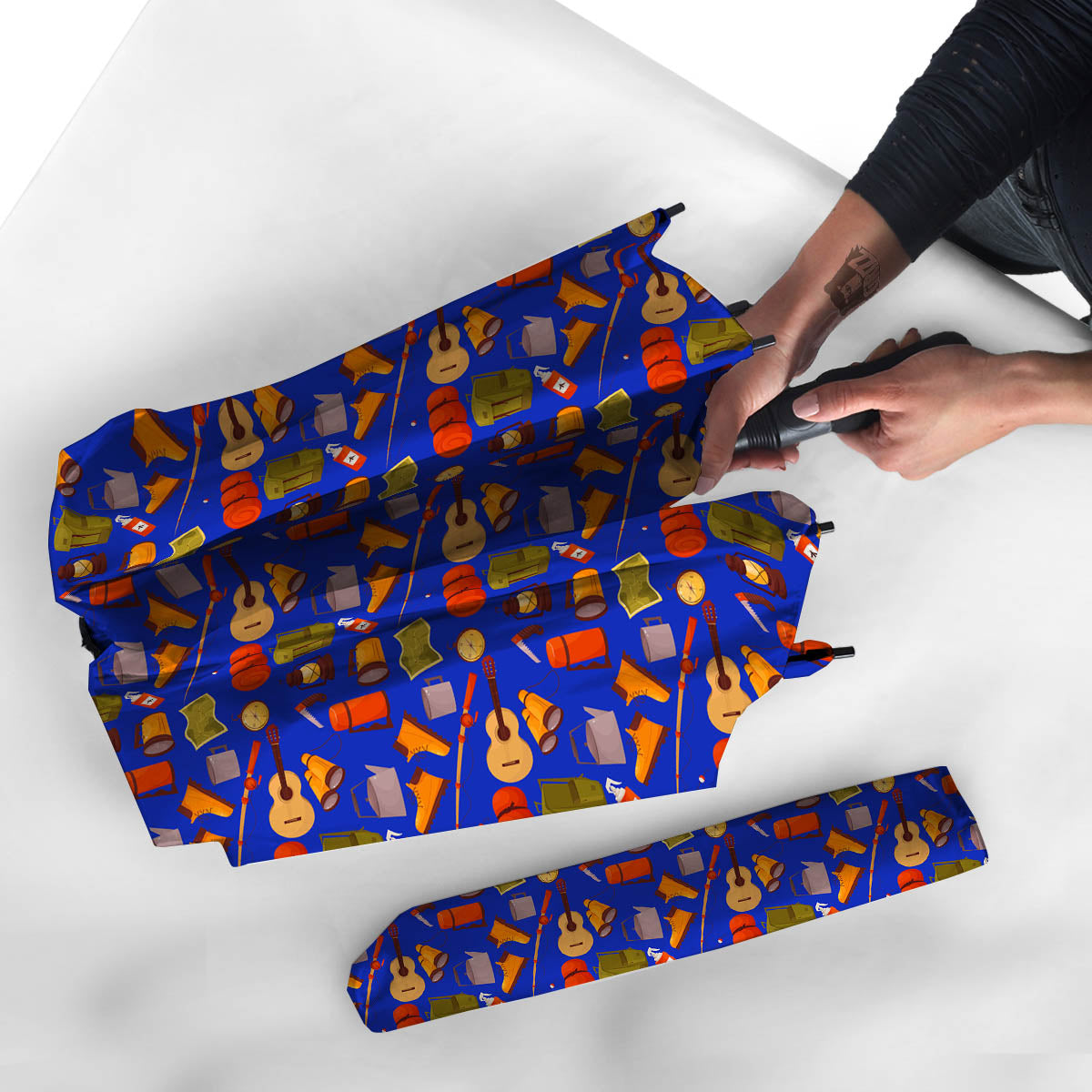 Picnic Camping Print Pattern Umbrella-grizzshop
