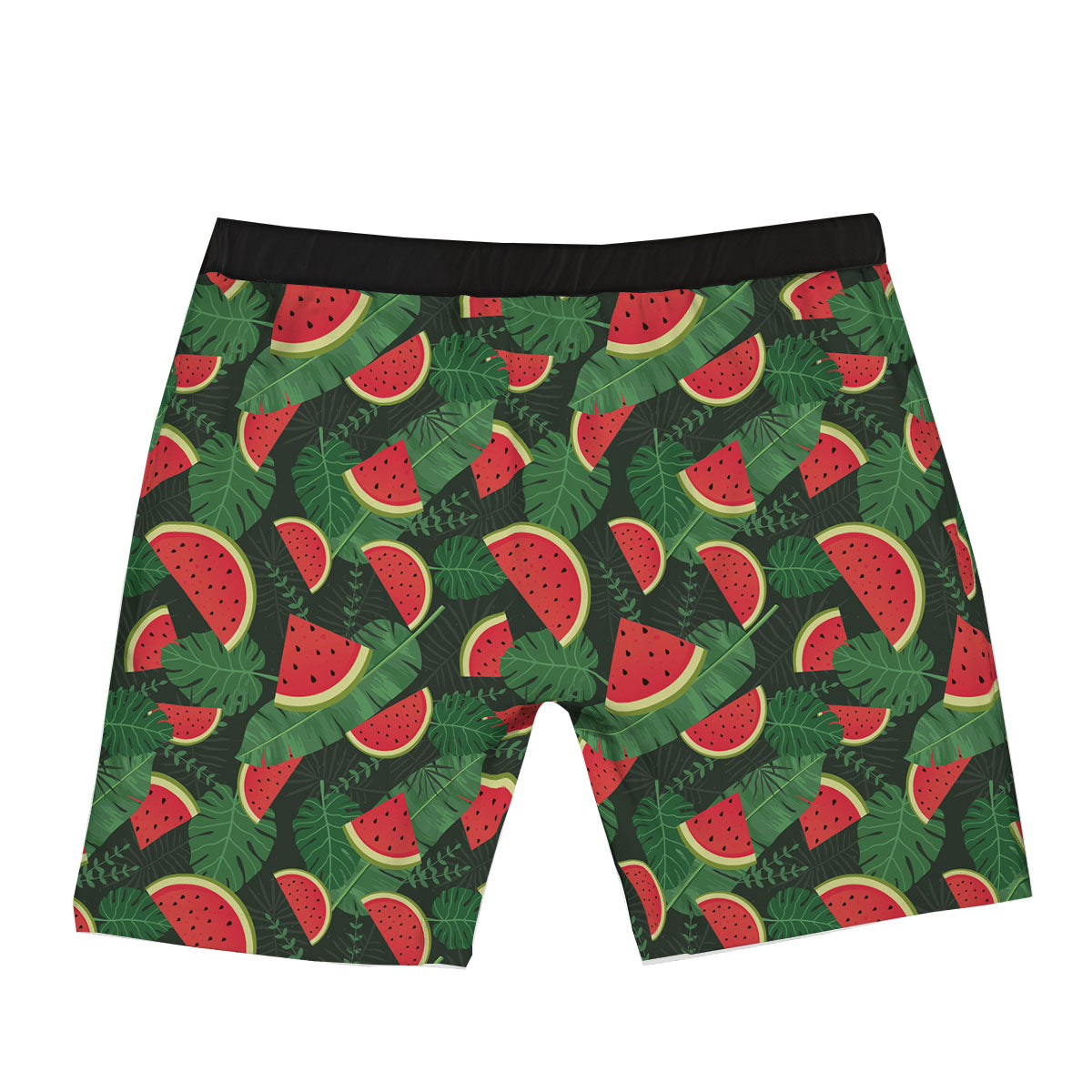 Pieces Leaf Watermelon Print Pattern Boxer Briefs-grizzshop