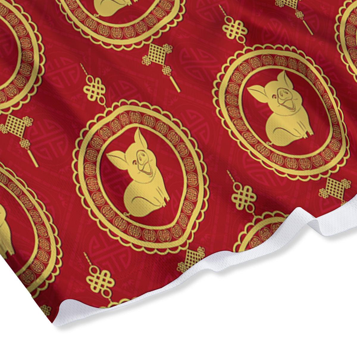 Pomeranian Cute Print Pattern Mesh Shorts