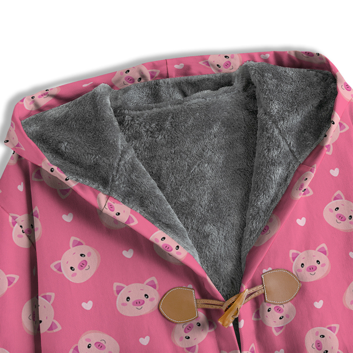 Pig Cute Cartoon Print Pattern Men's Windbreaker Jacket-grizzshop