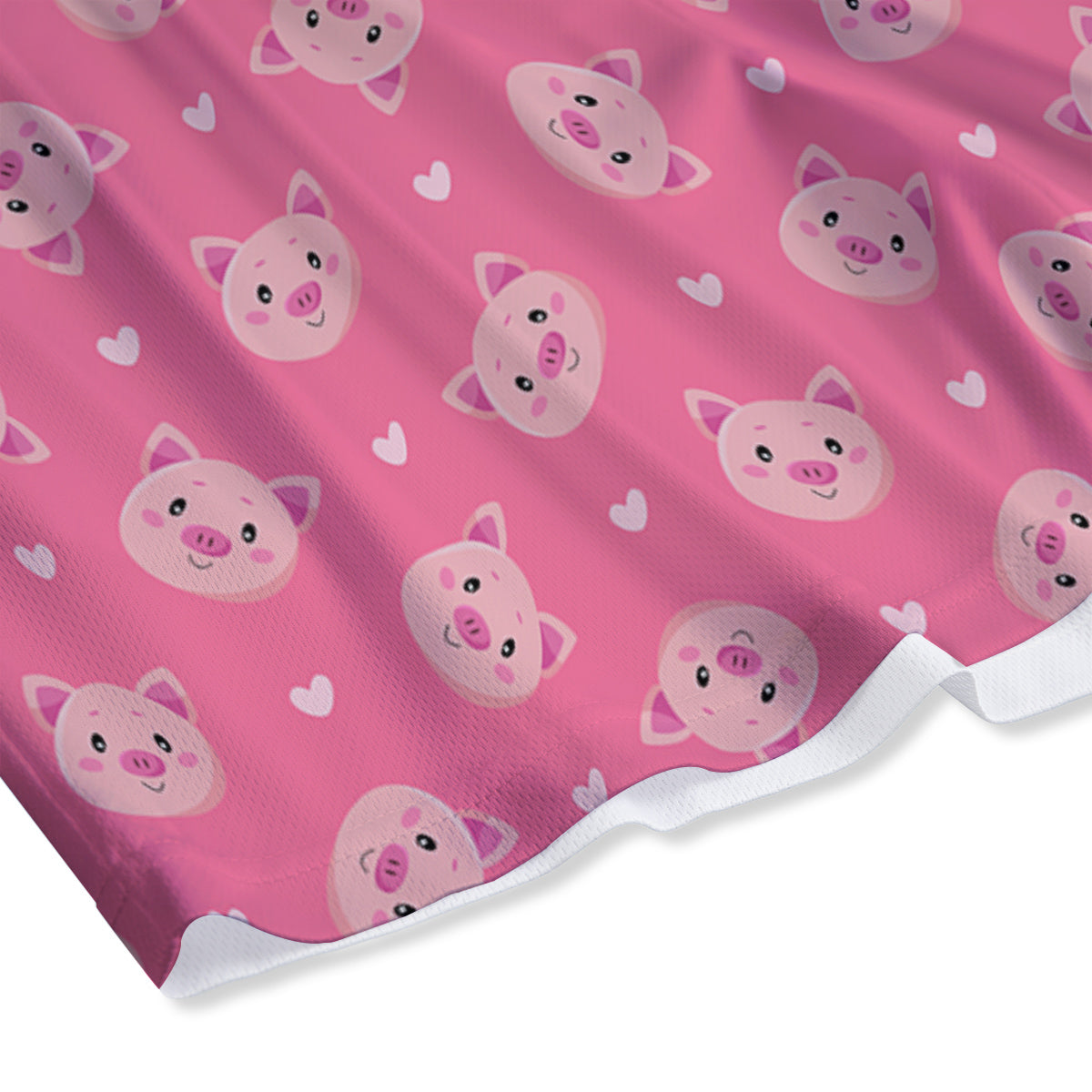Pig Cute Cartoon Print Pattern Mesh Shorts