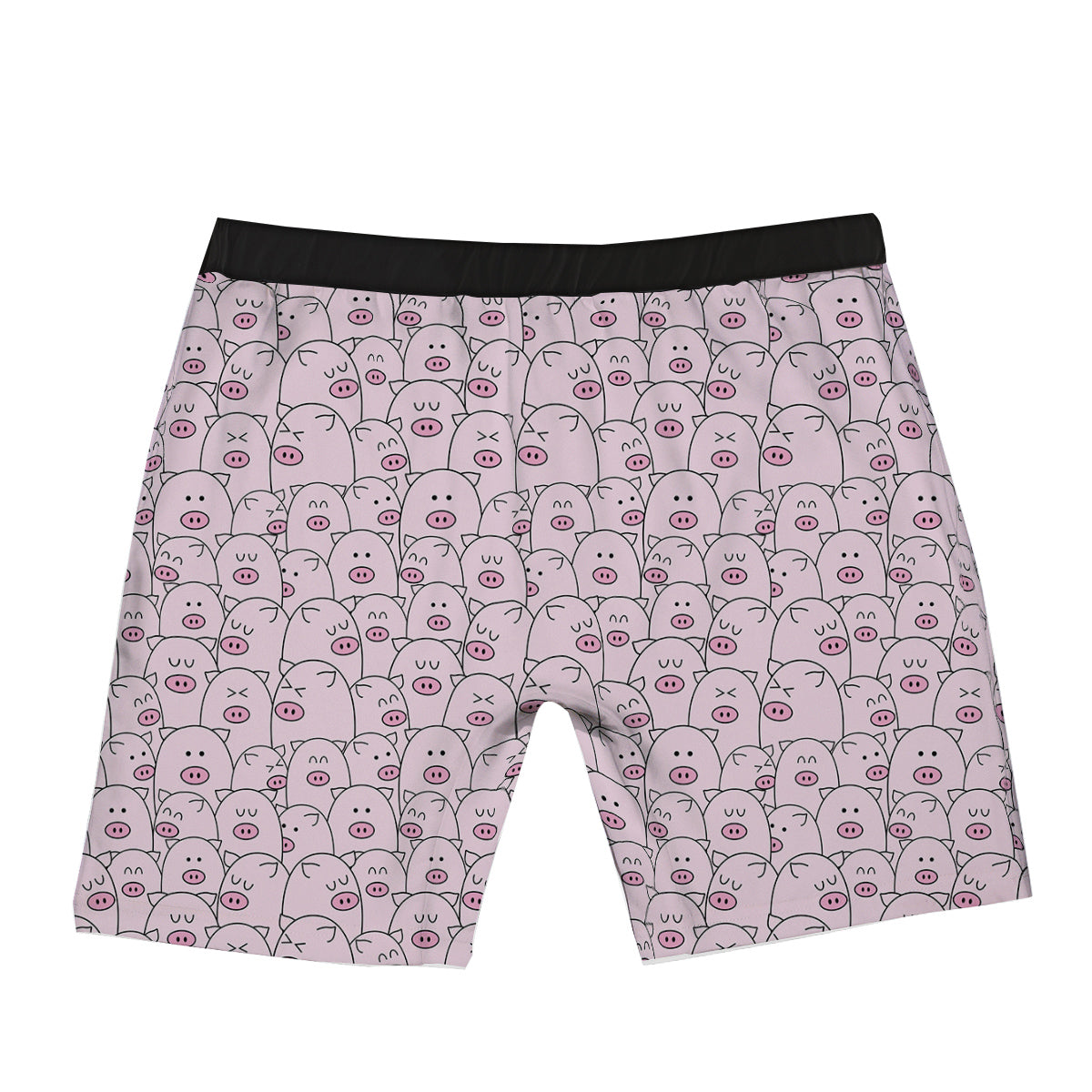 Pig Cute Pink Print Pattern Boxer Briefs-grizzshop