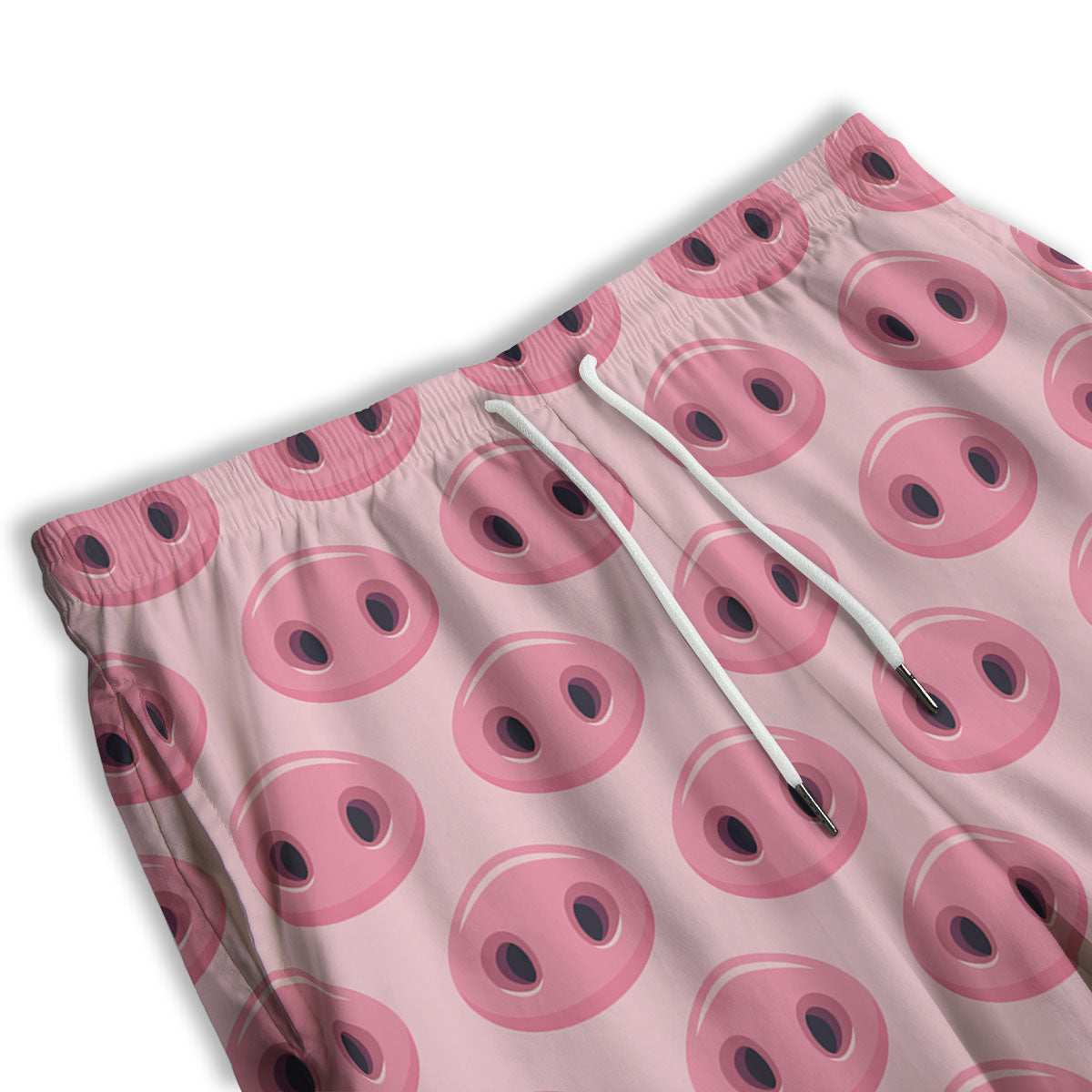 Pig Nose Pink Print Pattern Men's Athletic Shorts