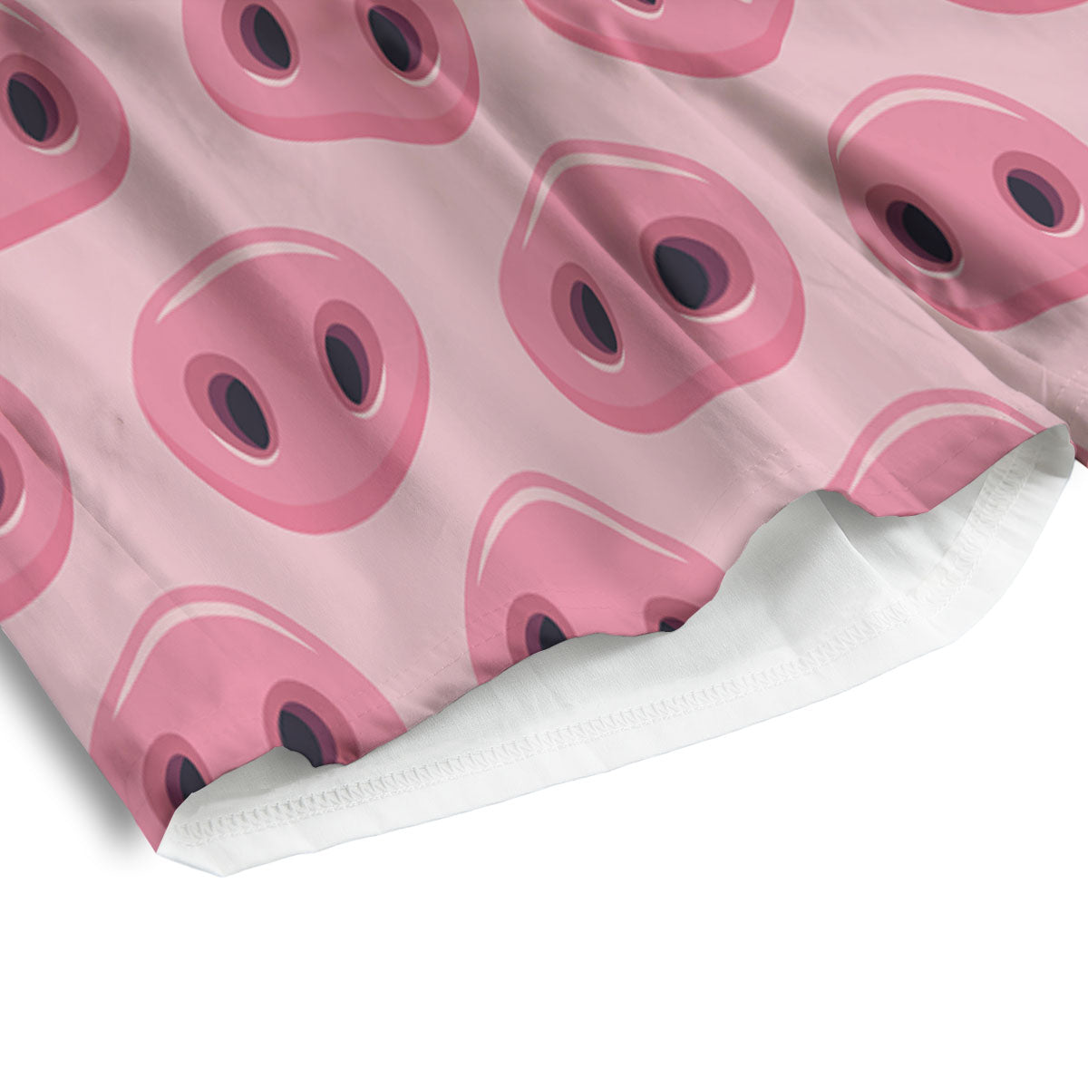 Pig Nose Pink Print Pattern Men's Athletic Shorts