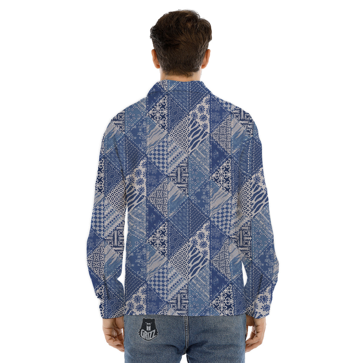 Pig Nose Pink Print Pattern Men's Dress Shirts-grizzshop