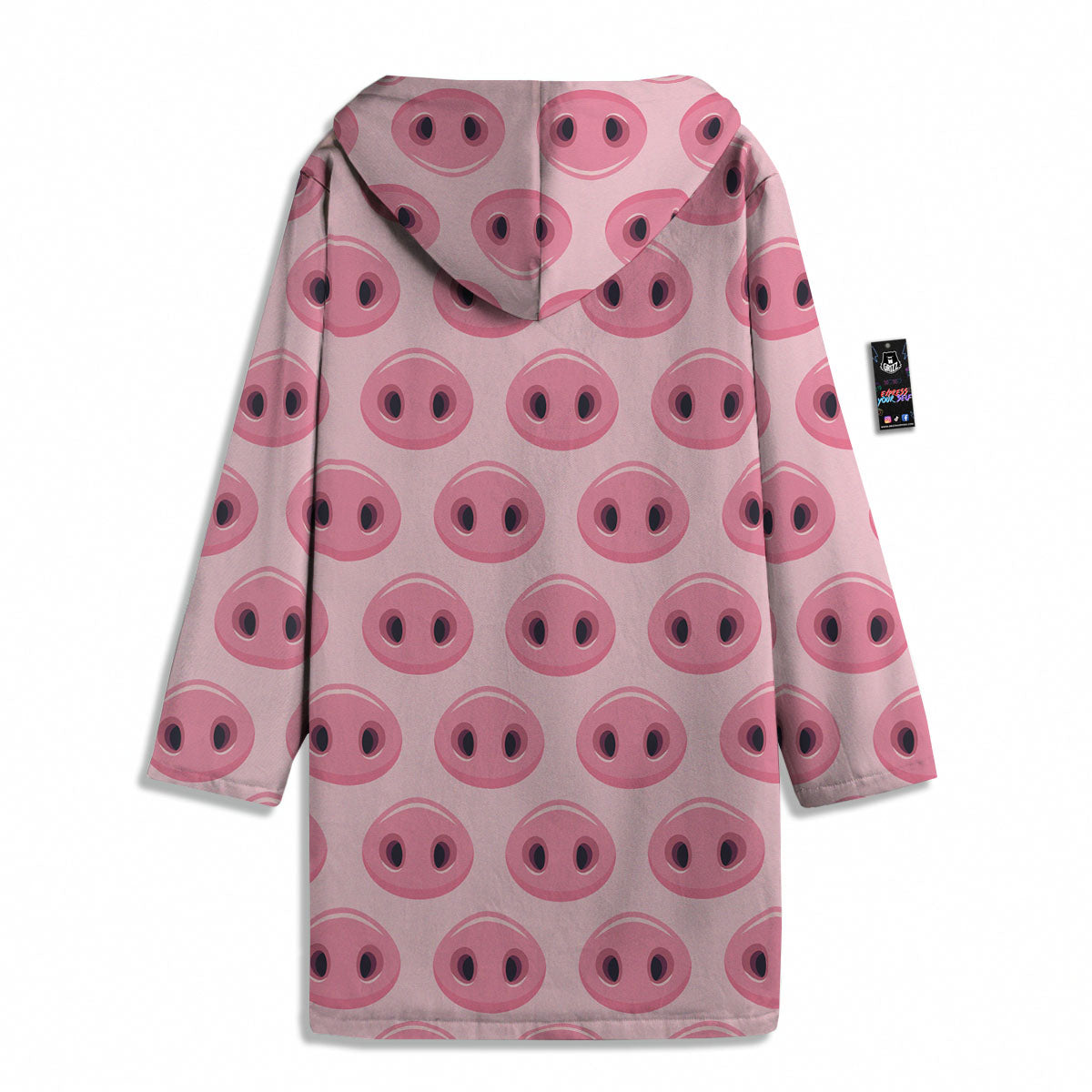 Pig Nose Pink Print Pattern Men's Windbreaker Jacket-grizzshop