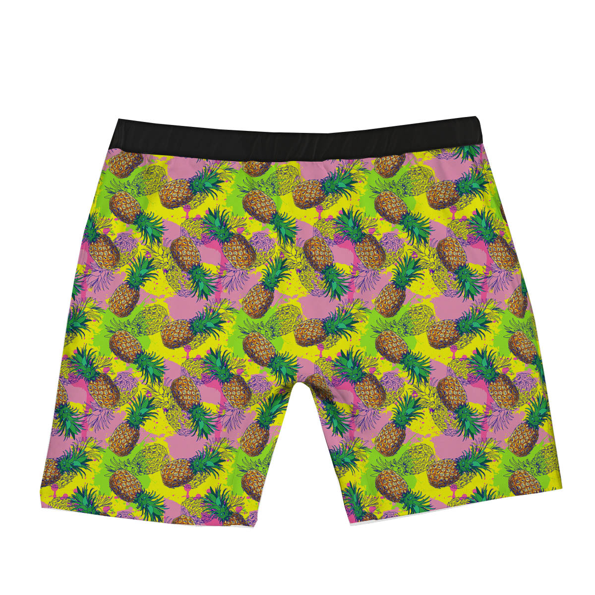 Pineapple Aloha Colorful Print Pattern Boxer Briefs-grizzshop