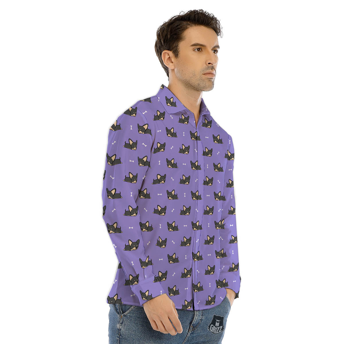 Pineapple Aloha Summer Print Pattern Men's Dress Shirts-grizzshop