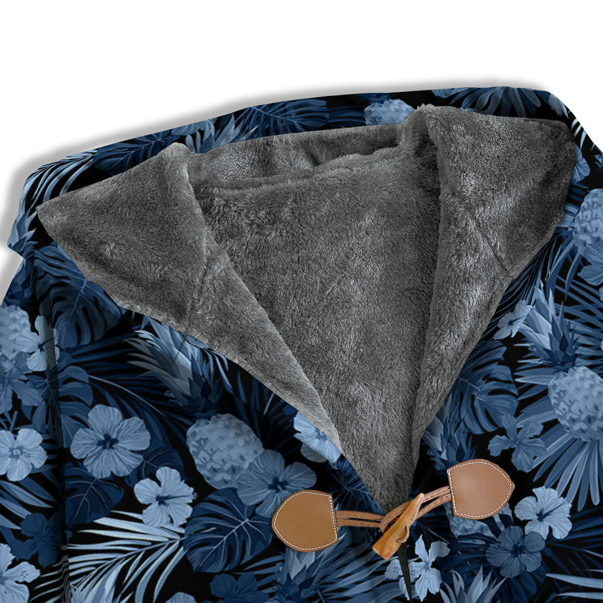 Pineapple Blue Aloha Print Pattern Men's Windbreaker Jacket-grizzshop