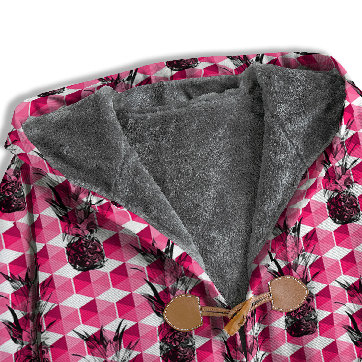 Pineapple Geometric Print Pattern Men's Windbreaker Jacket-grizzshop