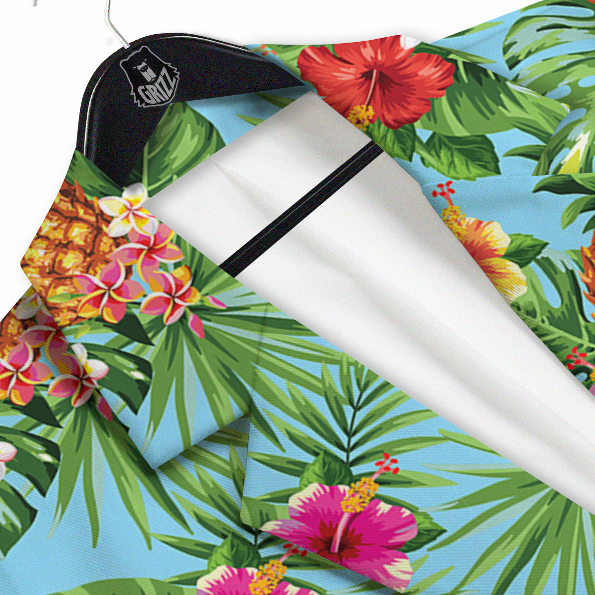 Pineapple Hawaii Tropical Print Pattern Men's Sport Coat-grizzshop