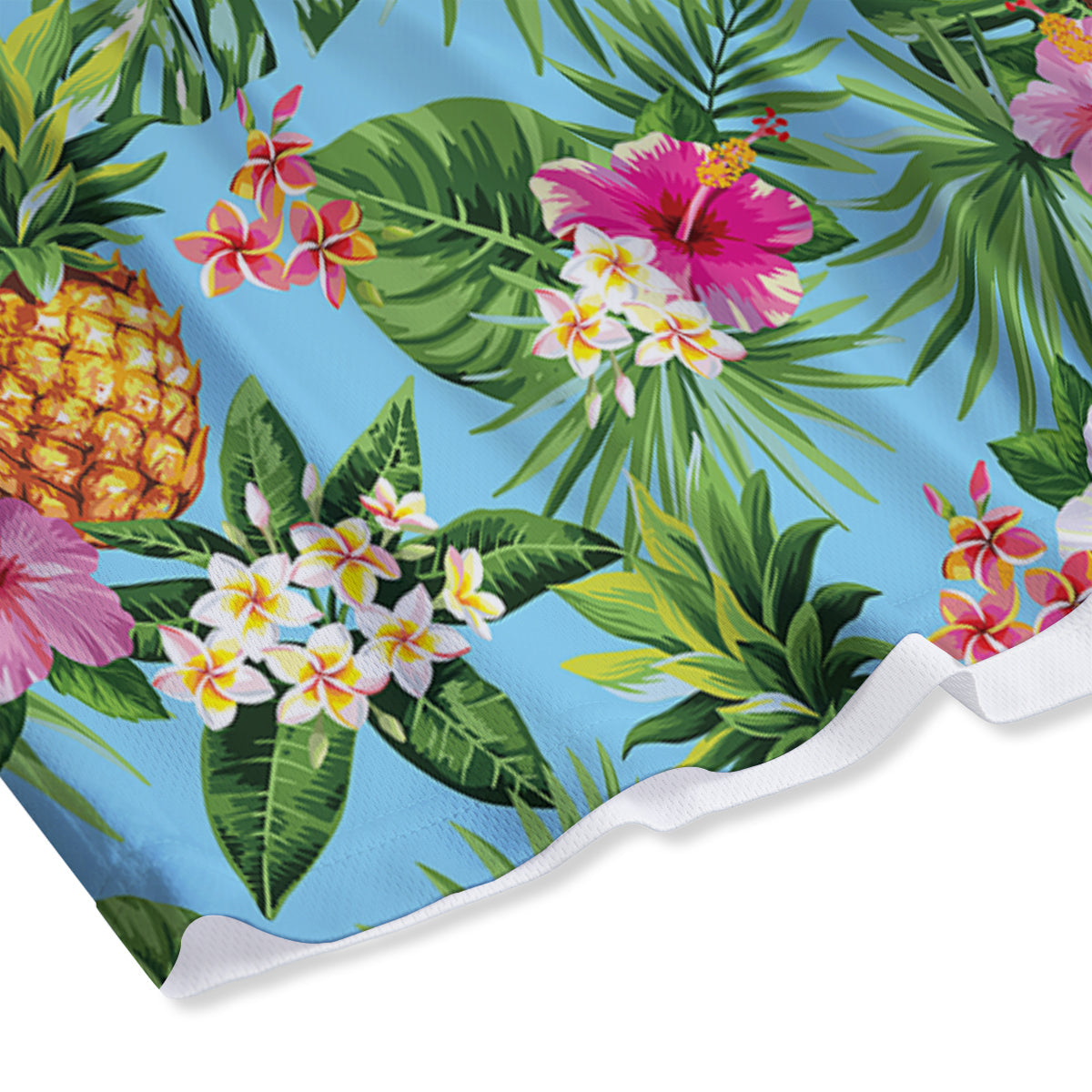 Pineapple Hawaii Tropical Print Pattern Mesh Shorts