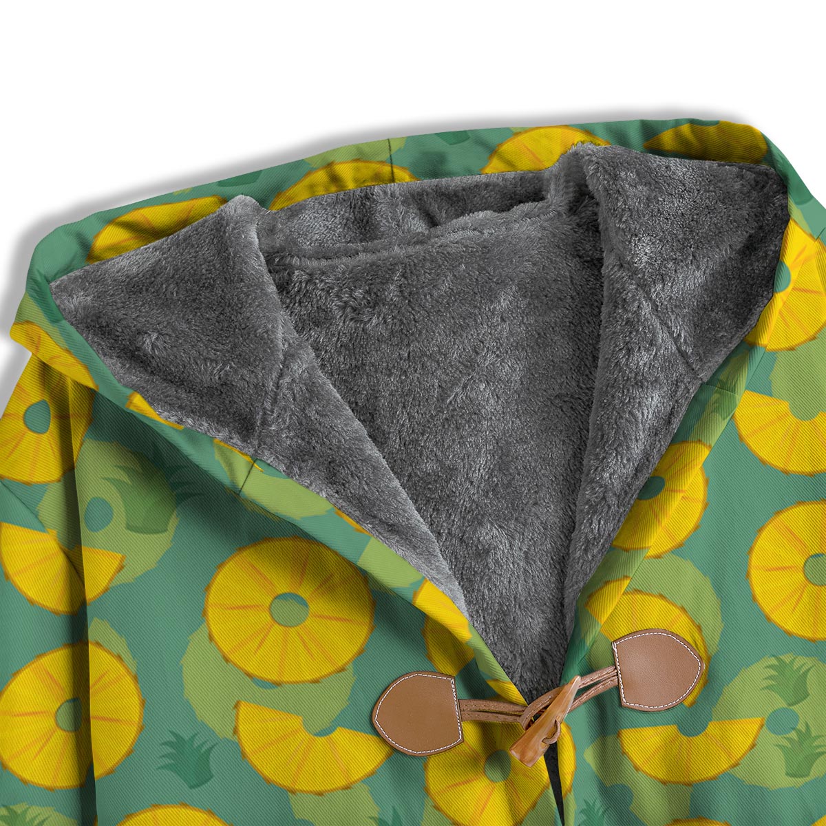Pineapple Sliced Print Pattern Men's Windbreaker Jacket-grizzshop