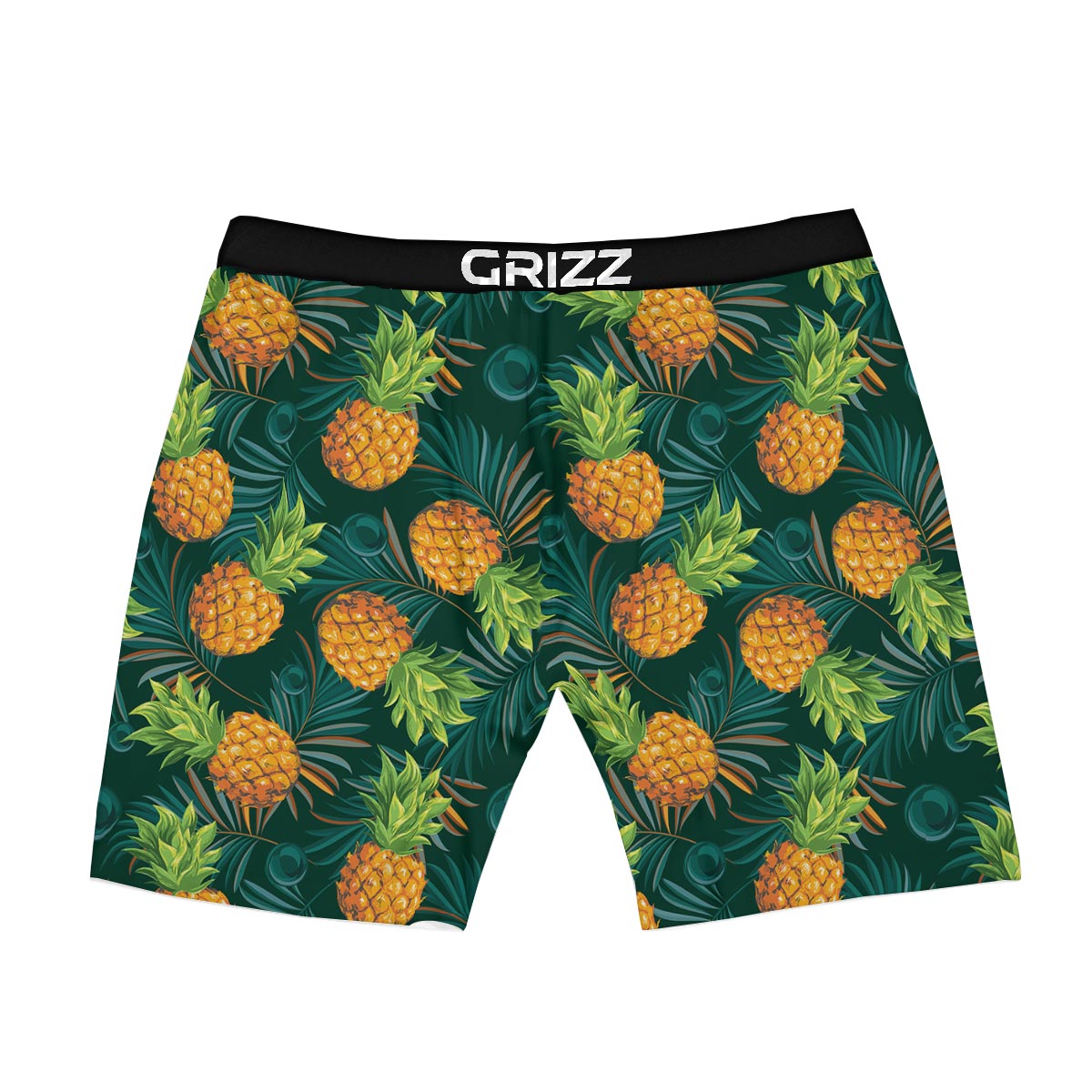 Pineapple Summer Print Pattern Boxer Briefs-grizzshop
