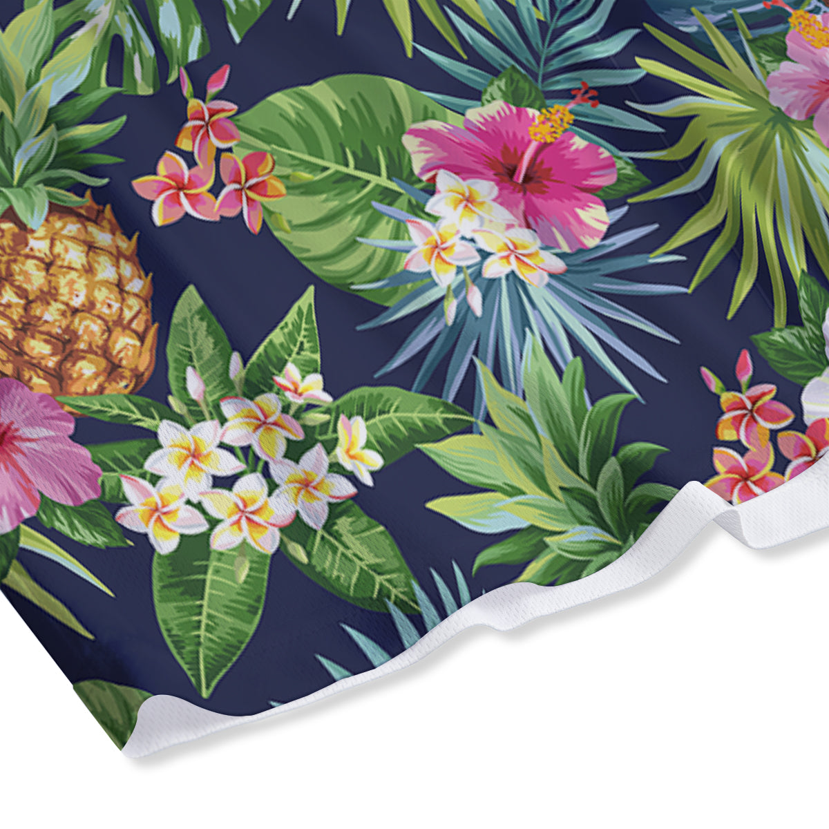Pineapples Tropical Print Pattern Mesh Shorts-grizzshop