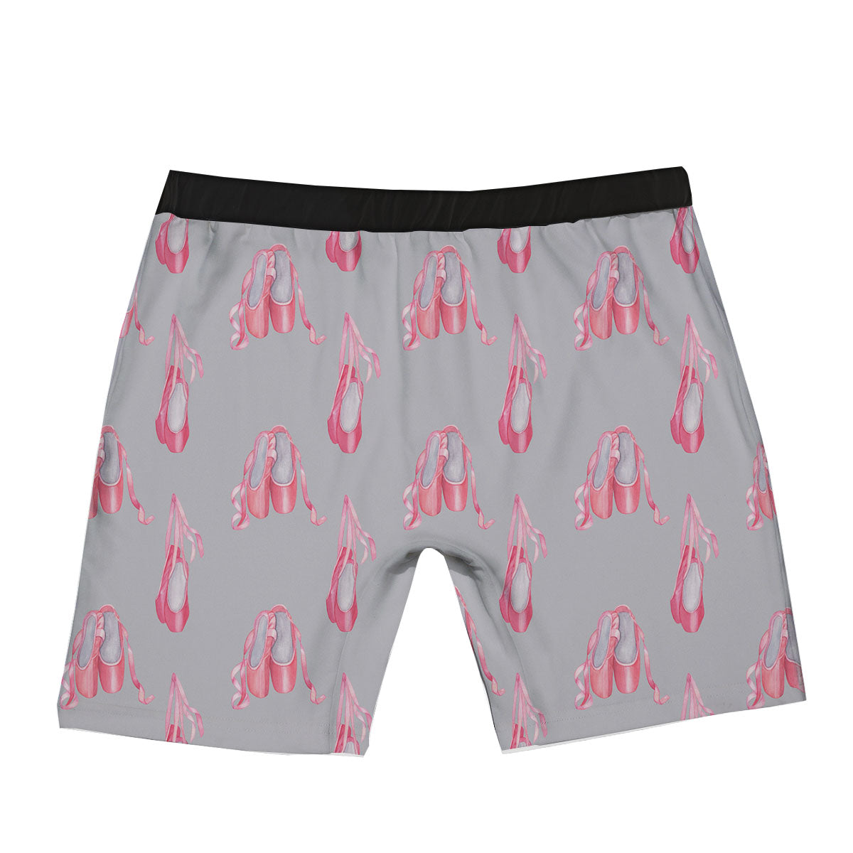 Pink Ballet Shoes Print Pattern Boxer Briefs-grizzshop
