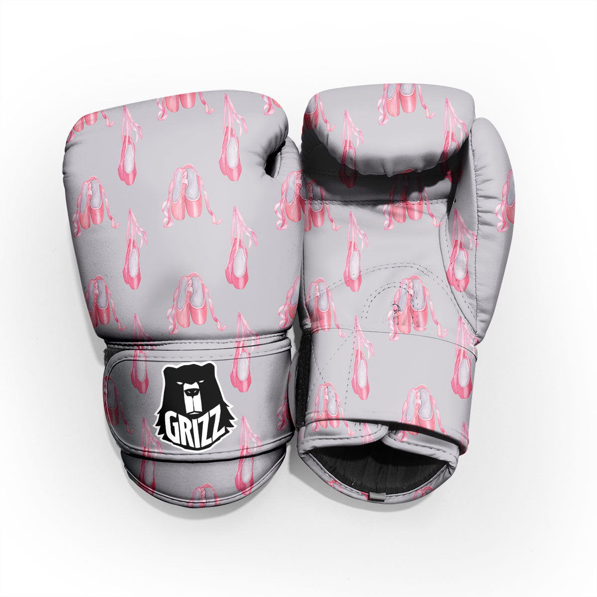 Pink Ballet Shoes Print Pattern Pro Boxing Glove