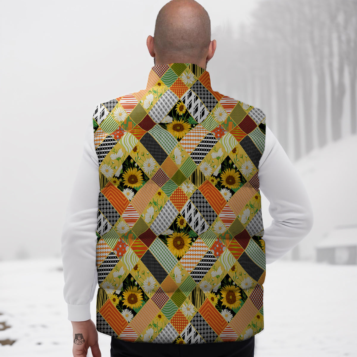 Pink Cheetah Leopard Pattern Print Down Vest-grizzshop