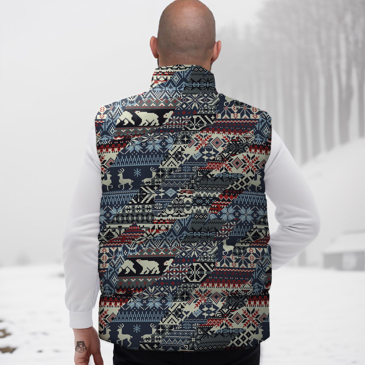 Pink Dot Cheetah Leopard Pattern Print Down Vest-grizzshop