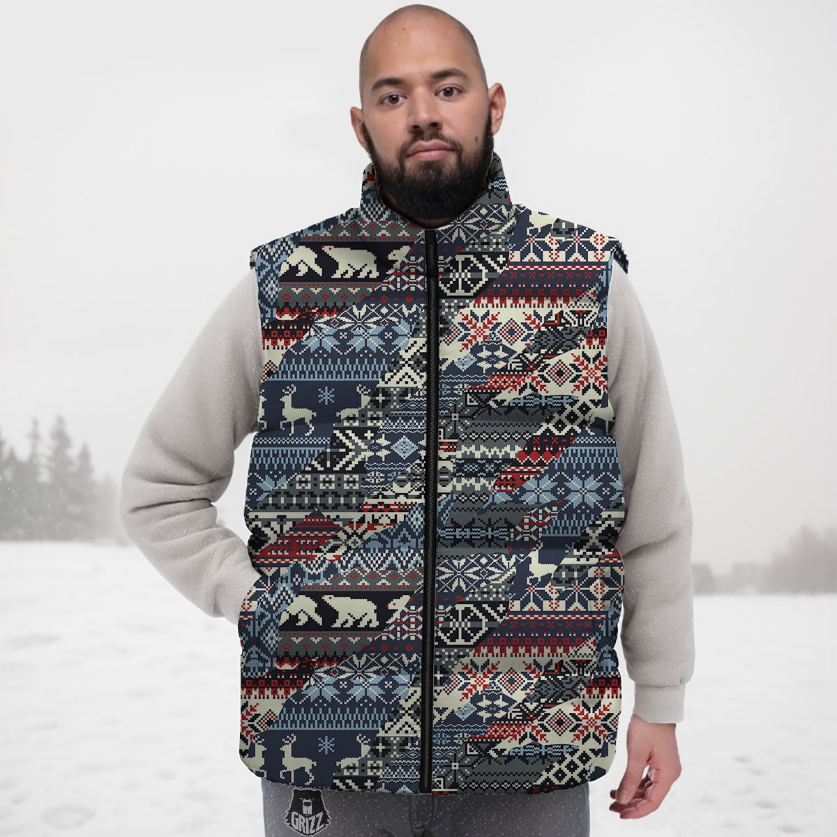 Pink Dot Cheetah Leopard Pattern Print Down Vest-grizzshop