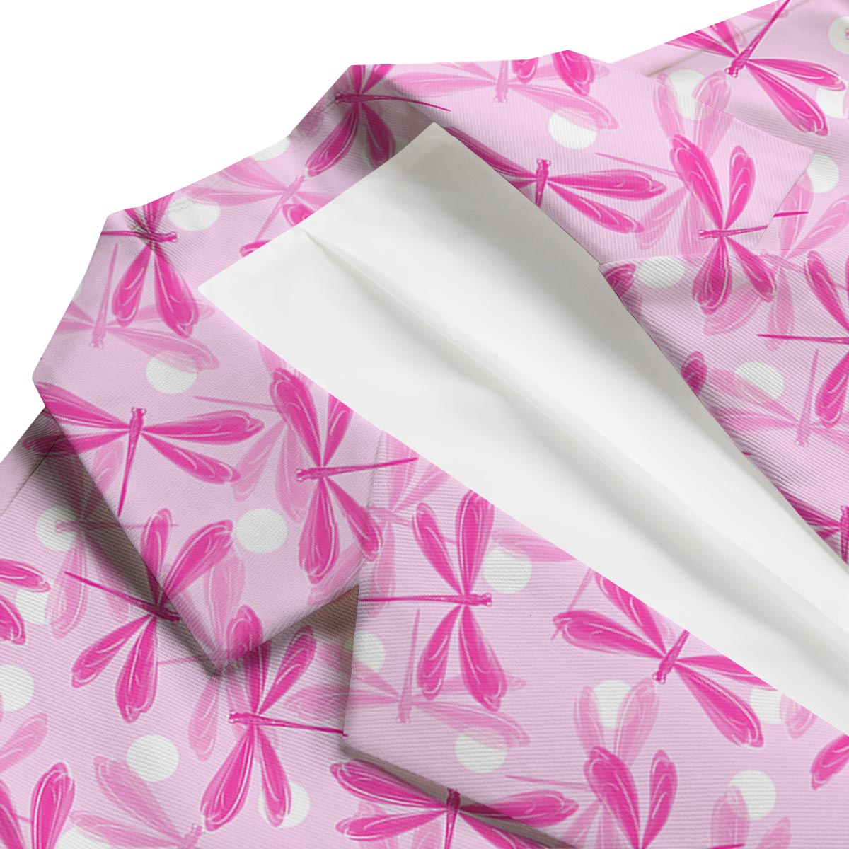 Pink Dragonfly Men's Blazer-grizzshop